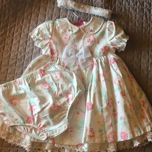 Baby Girl Floral Formal Dress NWOT